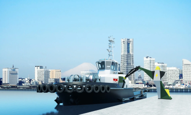 EV harbor tugboat development project launched in Japan. Source: Marindows Inc.